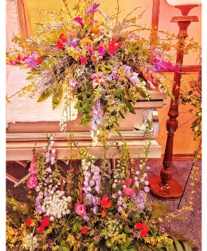 Spring Love Memorial Funeral Arrangements