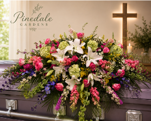 Spring Meadow Casket Spray 