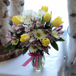 Spring Melody vase arrangement