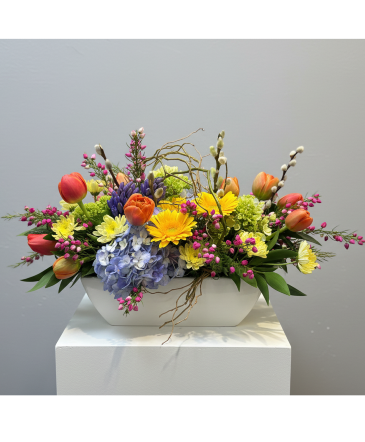 Spring Radiance Flower Arrangement in Medina, NY | CREEKSIDE FLORAL AND DESIGN