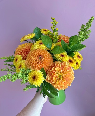 Seasonal Rosie  Vase Arrangement  in Trenton, ON | Designs by Alexis Rose