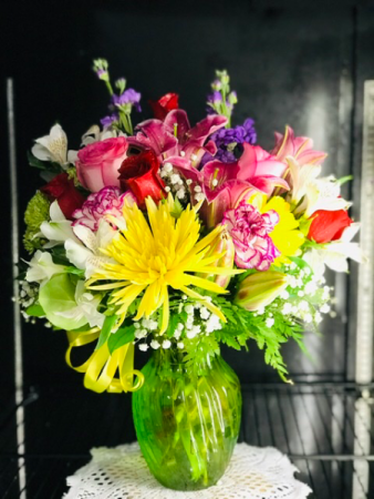 Spring Sensation Birthday  arrangement 