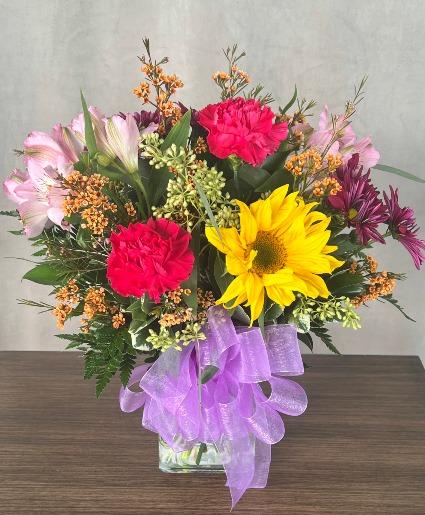 Sunny Sensation Mixed Vase Arrangement