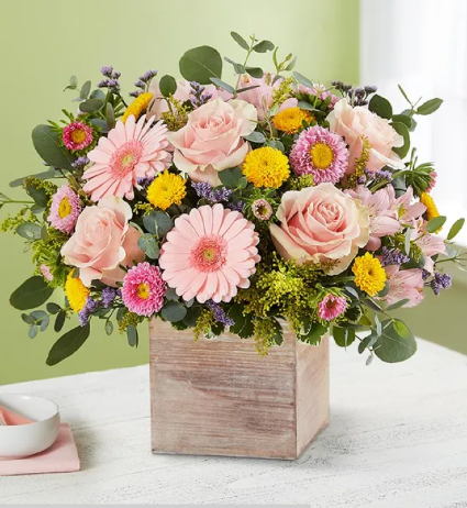 Spring Sentiment Flower Arrangement