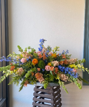 Spring Serenade Casket Spray in La Grande, OR | FITZGERALD FLOWERS