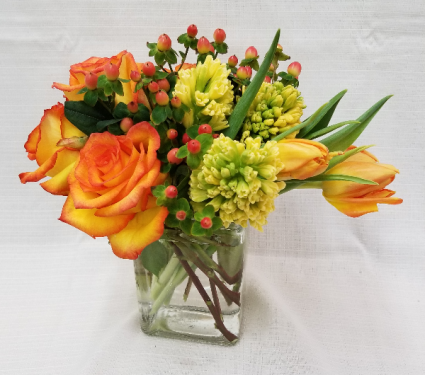 Spring Sunburst Mixed vase