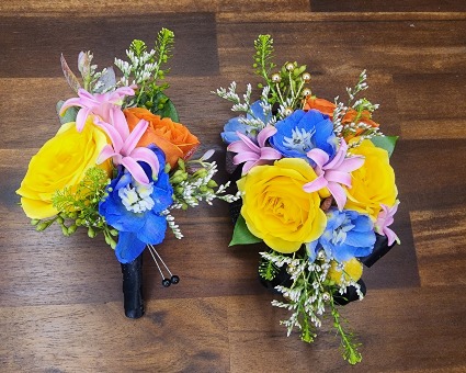Spring Sunrise Corsage/ Boutonniere