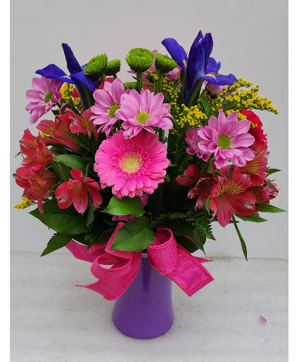 Spring Sunshine Vase Arrangement