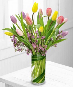 SPRING TULIPS Flower Arrangement in Los Angeles, CA | MY BELLA FLOWER