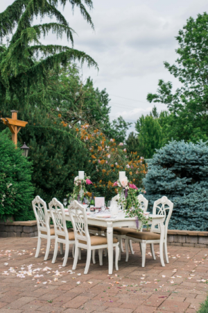 Spring Wedding Reception Table  in Milwaukie, OR | Mary Jean's Flowers by Poppies & Paisley