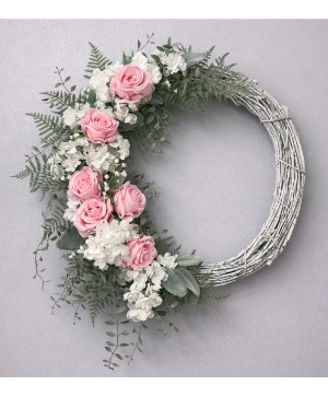 Spring Whisper Silk wreath