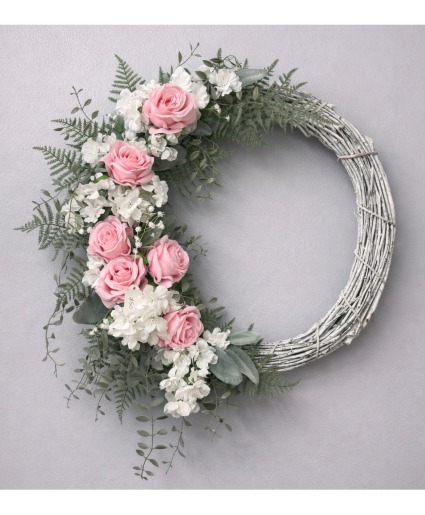 Spring Whisper Silk wreath