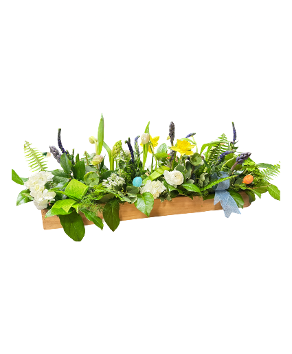 Spring Woodland Centerpiece  rectangular centerpiece 