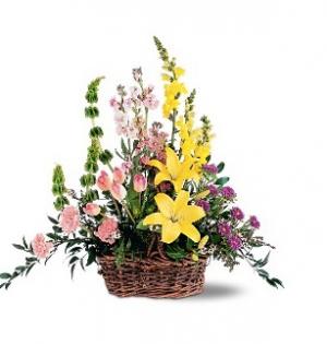 Springtime Basket Arrangement