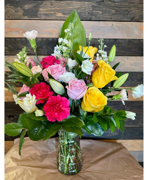 Springtime Fantasy fresh flower arrangement