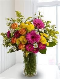 Springy Sunshine Mixed Flowers