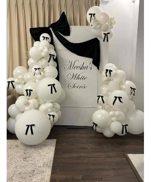 Square Chira wall Garland & Backdrop Balloon Arch
