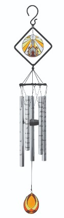 Stain Glass Windchime  Bag or Easel