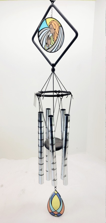 Stained Glass Angel Wind Chime 