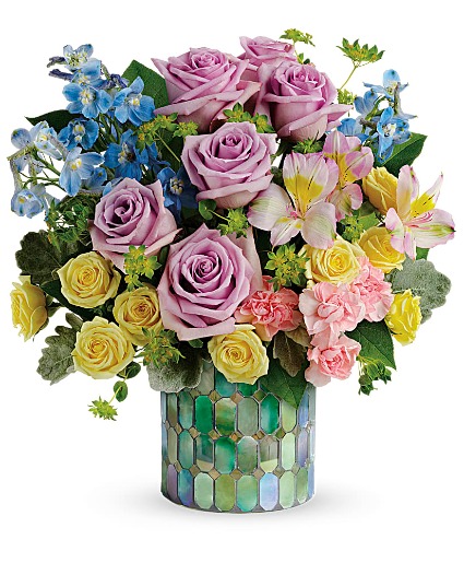 Stained Glass Blooms Bouquet assorted flowers