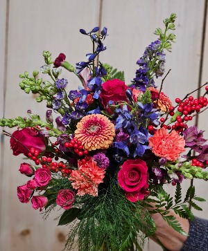Stained Glass Bouquet Fresh Flowers