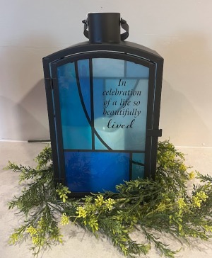 Stained Glass Lantern sympathy lantern