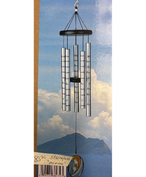 Stainglass Chimes “Memory saying” 