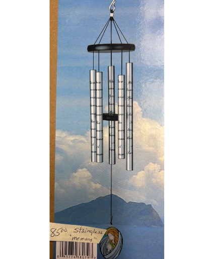 Stainglass Chimes “Memory saying” 