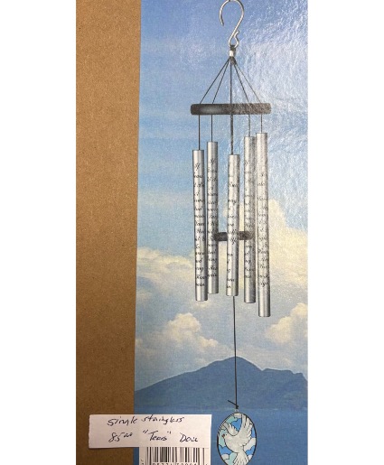 Stainglass “Tears could build a stairway ” Chimes