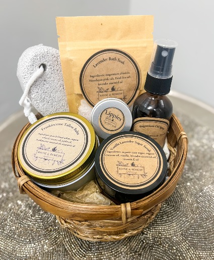 Standard- Rayne & Remedy Basket Self-Care Basket