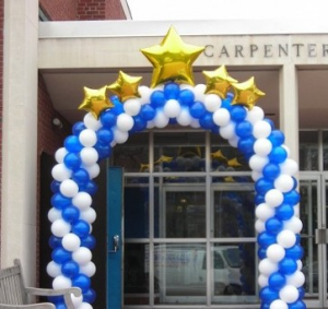 Standard Wrapped Arch with Stars 
