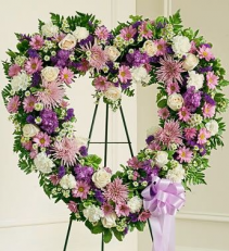 Standing Funeral Heart 