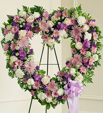 Standing Funeral Heart 