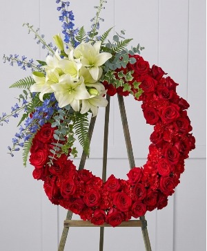 Standing in Honor Wreath Standing Spray 