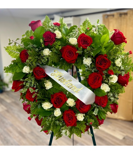 Standing red heart Sympathy