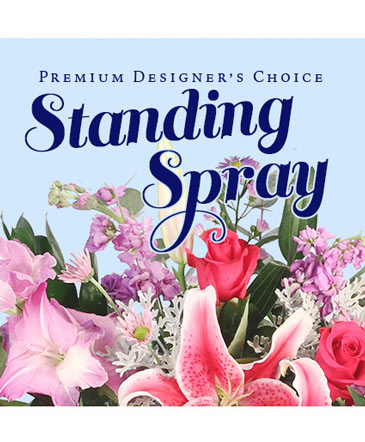 Standing Spray Florals Premium Designer's Choice in Clinton, IA | Sassy Stems Floral 2