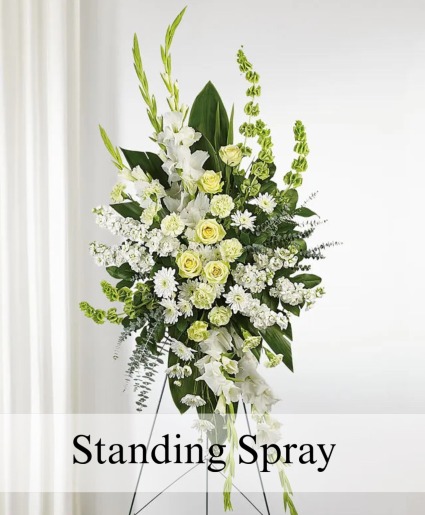 Standing Spray Funeral Arrangement 