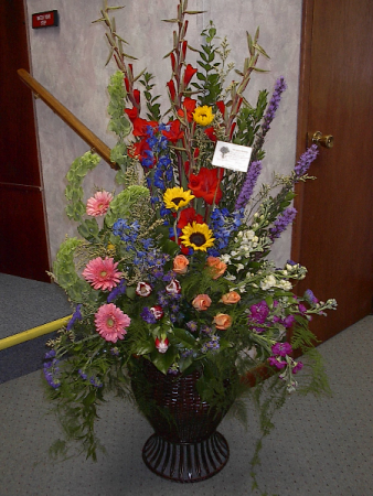 standing tall floor memorial fresh cut