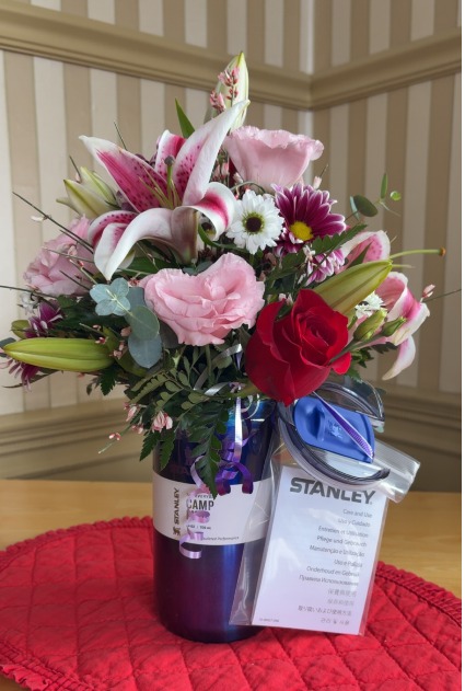 Stanley Camp Mug Floral Floral Arrangement