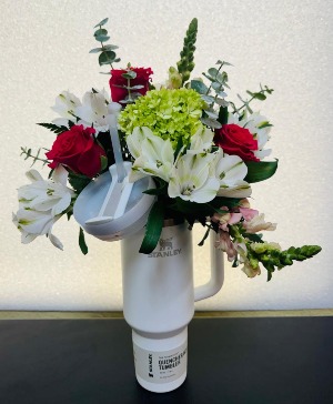 Stanley Cup with Flowers Fresh Flowers