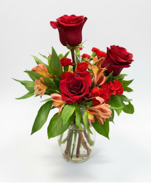 Starburst Rose & Alstroemeria 