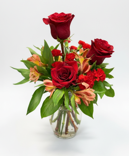 Starburst Rose & Alstroemeria 