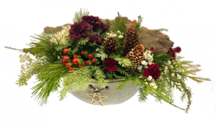 Woodlands Starry Night Container Arrangement