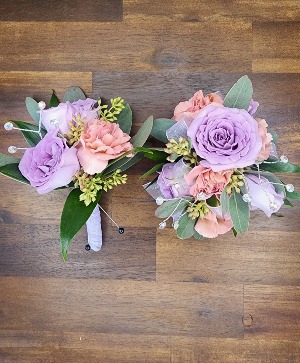 Starry Night Corsage/ Boutonniere