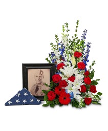 Stars and Stripes Forever Photo Tribute Sympathy