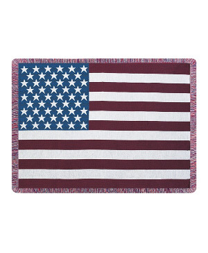 Stars and Stripes Throw Powell Florist Exclusive