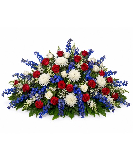 Stars & Stripes Casket Spray