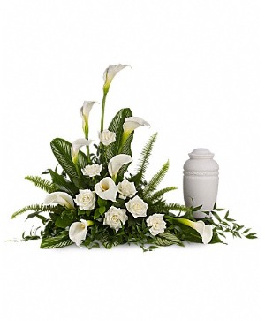 Stately Lilies urn flowers