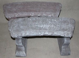 Stone Benches Outdoor Garden