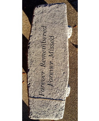 Stone Sympathy Bench 